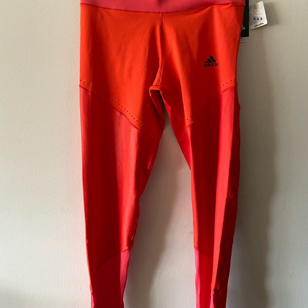 Adidas Women's Orange Leggings